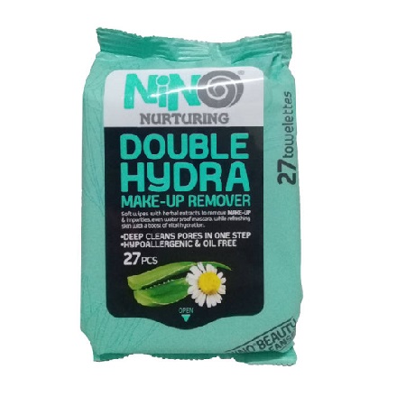 دستمال مرطوب پاک کننده آرایش آبرسان نینو